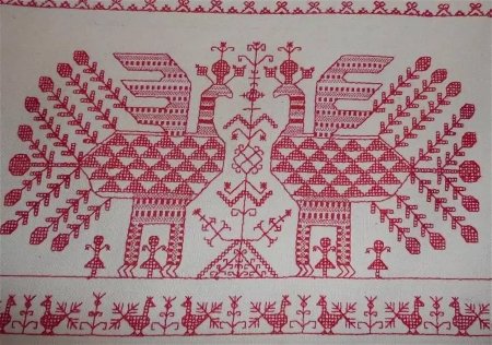 Карельская народная вышивка