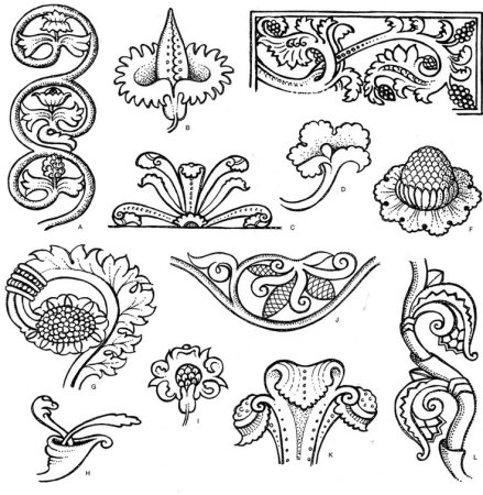 Орнаментальные мотивы растительные древней Греции