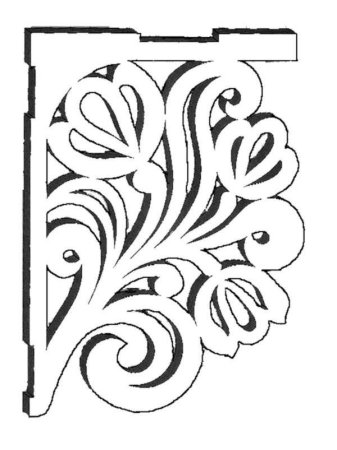 Ажурная прорезная резьба по дереву эскизы