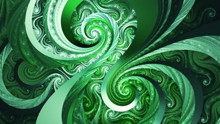 Малахитовый изумрудный цвет фрактал