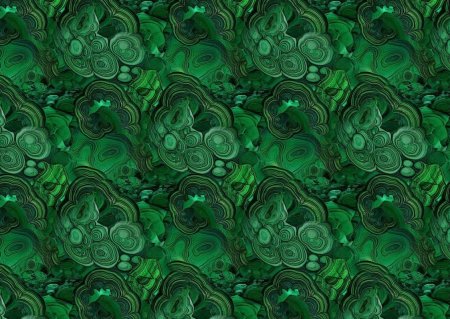 Малахит в шлифе