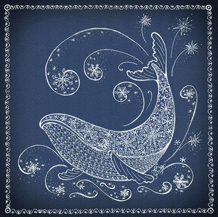 Точечная роспись зимние узоры