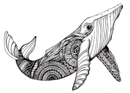 Кит стилизация