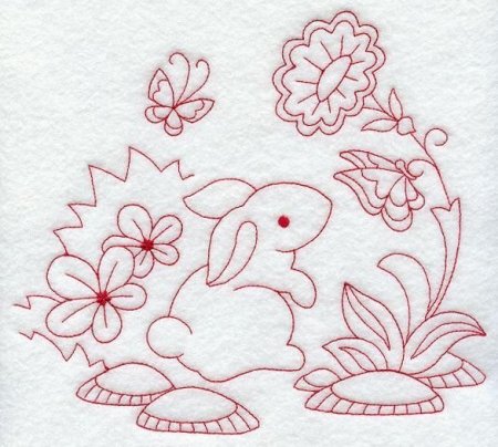 Детская вышивка тамбурным швом