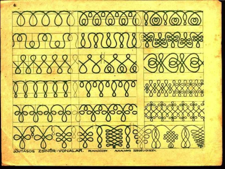 Орнпмент для вышивки шнурком