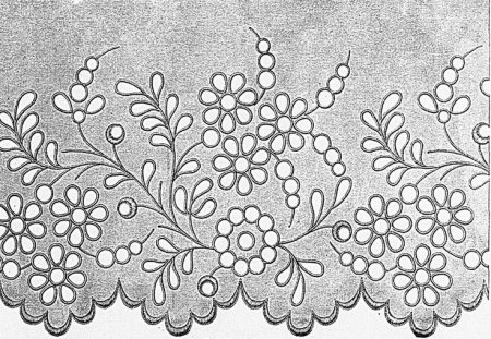 Вышивка прорезная Ришелье