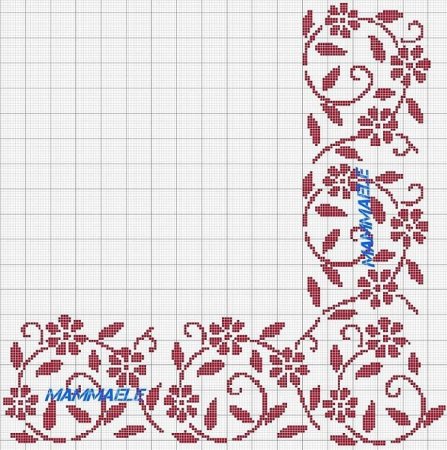 Красивый орнамент для вышивки