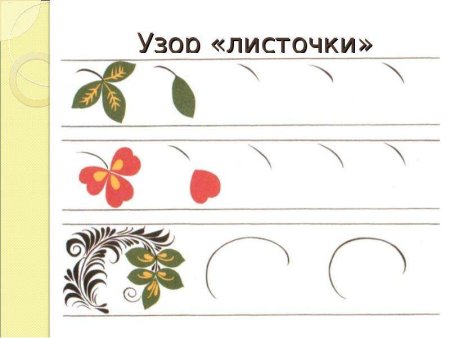 Хохломская роспись элементы узора