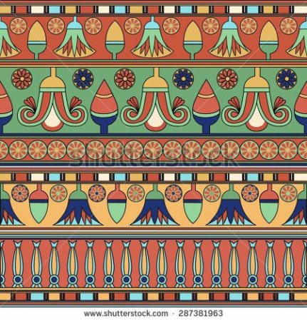 Орнамент древнего Египта лёгкий