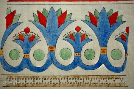 Растительный орнамент древнего Египта