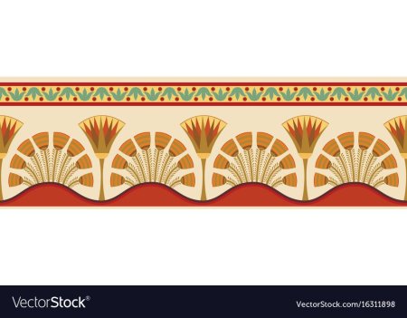 Ленточный орнамент древнего Египта