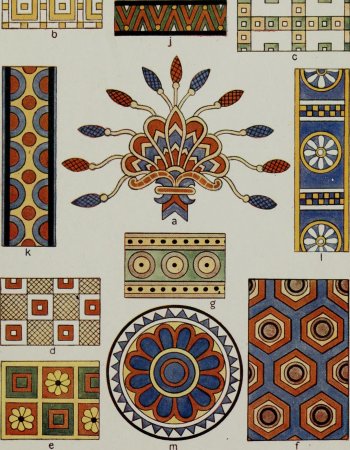 Растительный орнамент древнего Египта