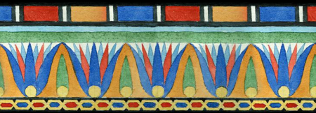 Растительный орнамент древнего Египта