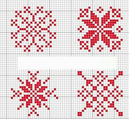 Орнамент вышивки крестом простые