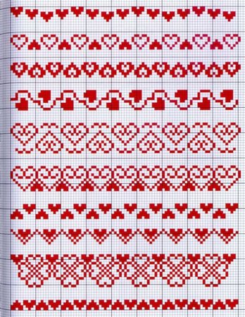 Вышивка крестом узоры