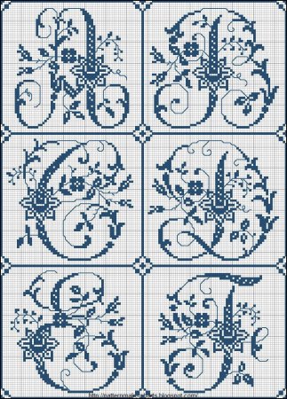 Бискорню схемы вышивки крестом Гжель
