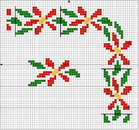Простая вышивка крестиком