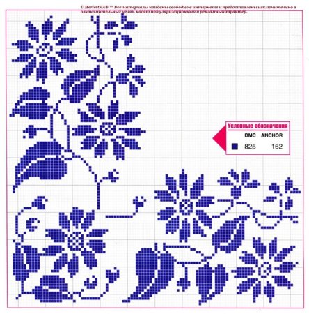 Красивый орнамент для вышивки