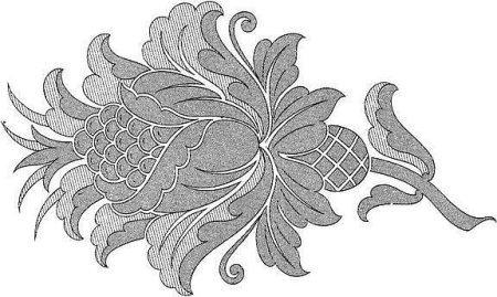 Якобинская вышивка узоры