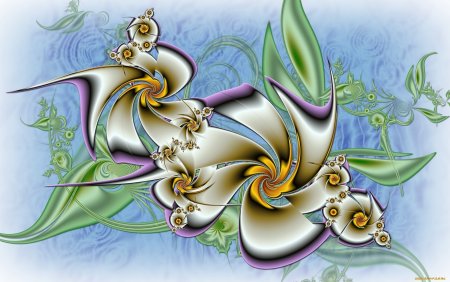 Фантастические цветы рисунки