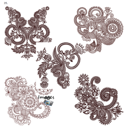 Кружевные вензеля