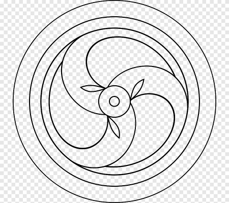 Раскраска по спирали