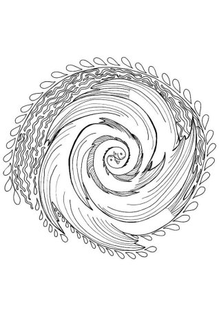 Спиральная Мандала