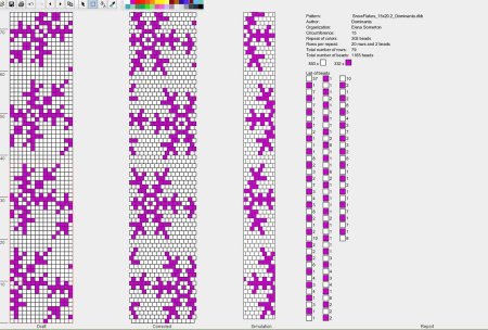 Схемы бисерных жгутов на 12-16 бисерин