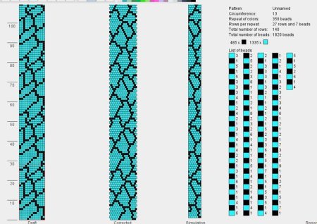 Схемы жгутов из бисера на 10-12 бисерин
