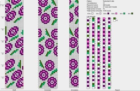 Схемы для бисероплетения на станке браслеты из бисера для начинающих