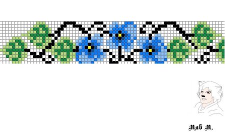 Бисероплетение схемы браслетов на станке