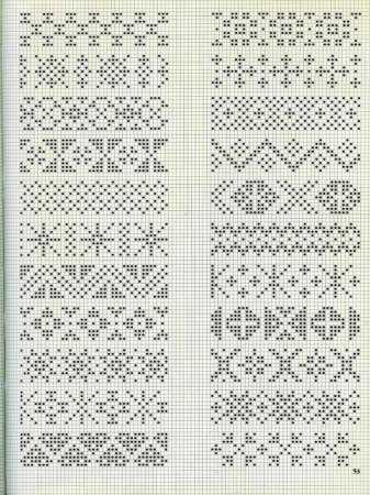 Fair Isle Knitting patterns схемы