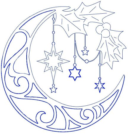 Трафарет "новогодний"