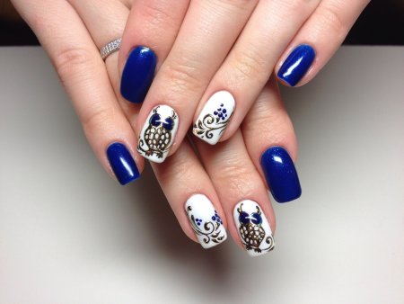 Узоры на короткие ногти