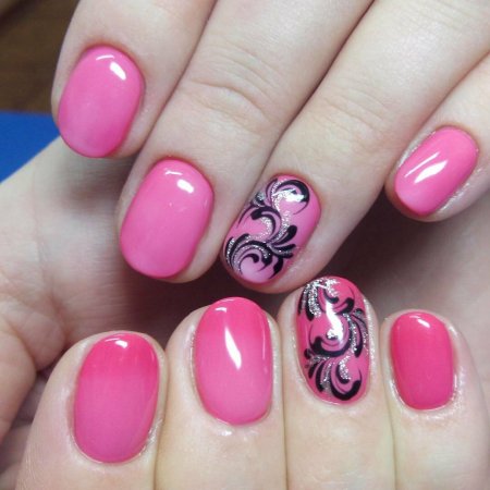 Маникюр с узорами