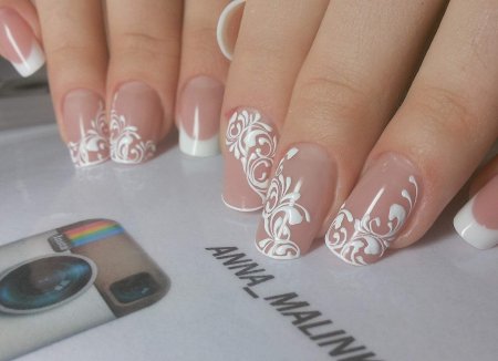 Вензеля пошагово для начинающих гель