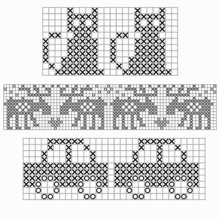 Схемы орнаментов для вязания