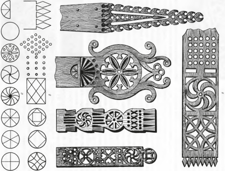 Солярные знаки в резьбе по дереву