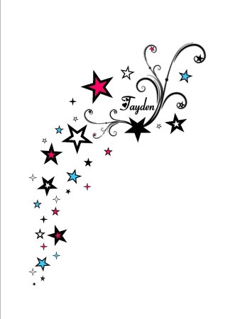 Тату звездочки эскизы