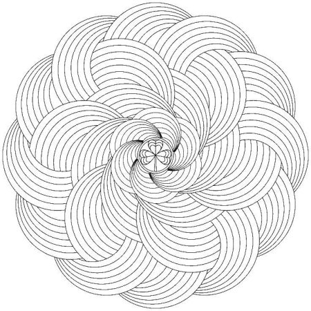 Спиралевидная Мандала