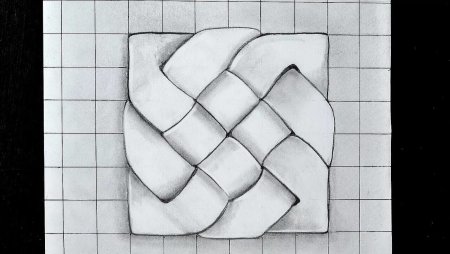 Объемные рисунки для срисовки