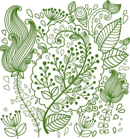 Растительный узор