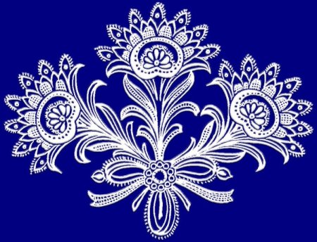 Вологодские кружева роспись