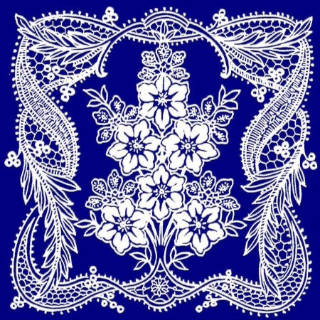 Рисование кружевом