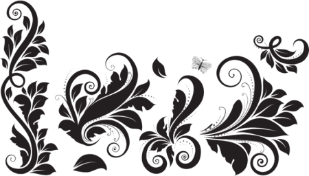 Растительные узоры вензеля