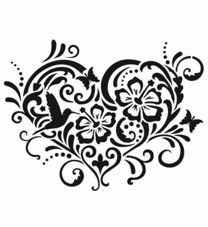 Трафарет узор