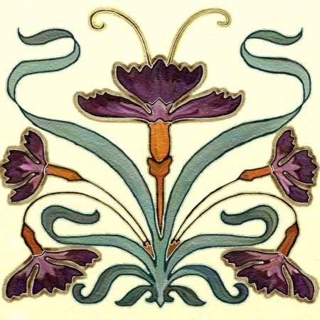 Ар деко нуво Лилия