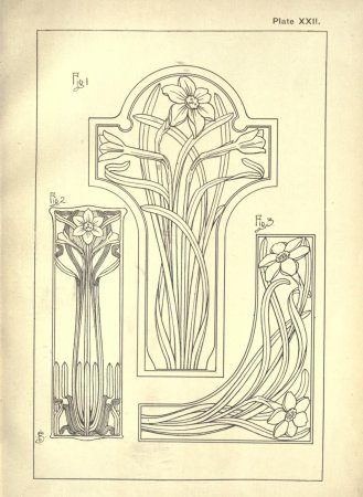 Combinaisons ornementales. Альбом орнаментов в стиле арт нуво