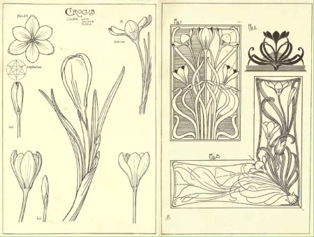 Узоры ар нуво Модерн