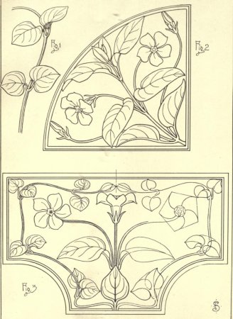 Рисование орнамента в стиле Модерн